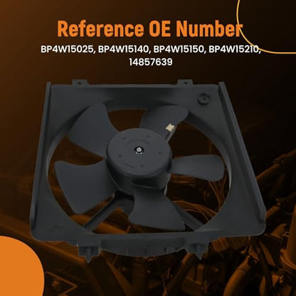 maXpeedingrods Radiator Cooling Fan Assembly for Mazda Miata L4 1.8L 1999-2005, BP4W15025 BP4W15140 - size: BP4W15025