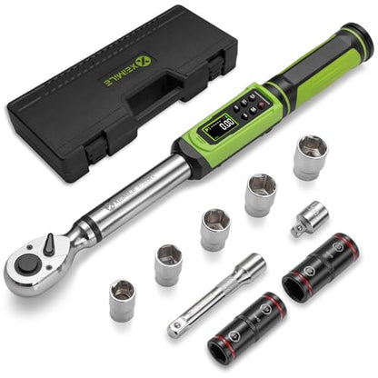 1/2" Digital Torque Wrench-2-147.5Ft.Lb for Car Motorcycle Repair - style: 1/2" 2.2-147.5Ft.Lb Set