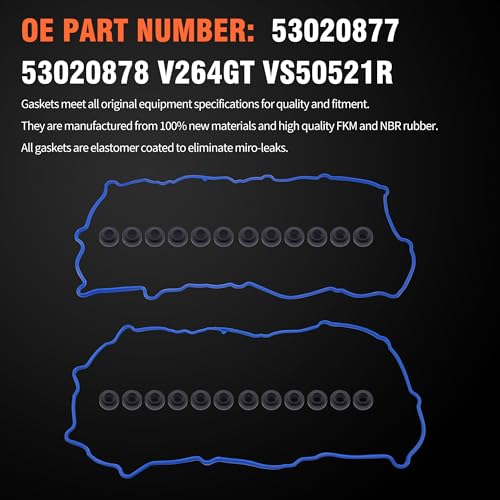 HiSport VS50521R Engine Valve Cover Gasket & Grommets Kit - color: VS50521R