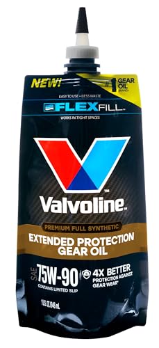Valvoline FlexFill Extended Protection Full Synthetic 75W-90 Gear Oil 1 QT Pouch - size: 75W-90, style: Extended Protection
