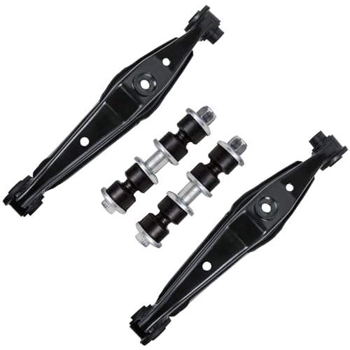Detroit Axle - 4pc Lower Lateral Arms Kit for 1986-1989 Mazda 323, 2 Rear - size: 4CS42834/4PC