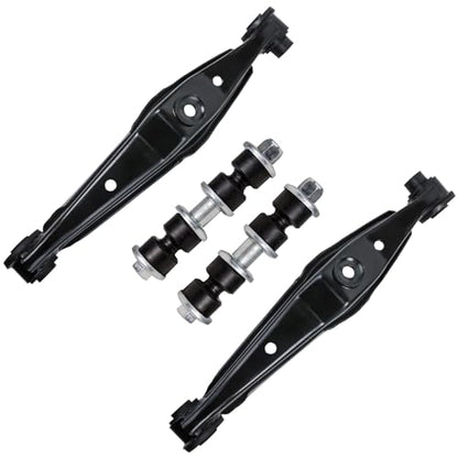 Detroit Axle - 4pc Lower Lateral Arms Kit for 1986-1989 Mazda 323, 2 Rear - size: 4CS42834/4PC