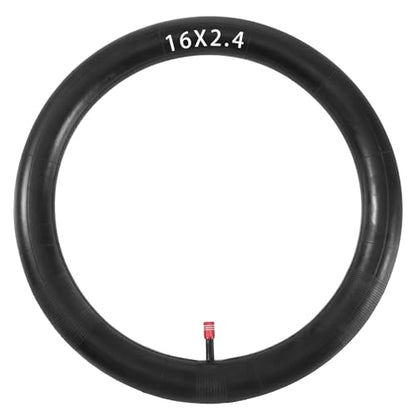 KAMIER 16x2.4/2.125 Inner Tube Straight Valve Stem Replacement for Razor MX650 MX500 SX500 Mcgrath Dirt Bike Front Tire Tube EcoSmart Metro Cargo SUP Electric Scooter Kids Off Road Motocross Parts