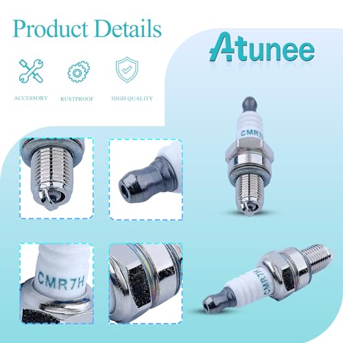 10Pcs CMR7H Spark Plug for Husqvarna 506615101 544260901, Spark Plug Replace for Champion RZ7C NGK Brushcutters Trimmers Chainsaws