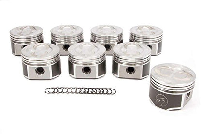 L2303NF +.030 over size forged pistons and moly rings compatible with Ford 428 CJ 4.160 Bore diamter.