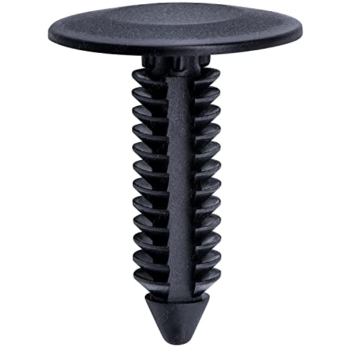 Rexka 100pcs M6.3 Splash Shield Wheel Cover Bumper Cover Retainer Clip Pin Rivet for Jeep Dodge Ram Chrysler 6501916 GM 22547243 - color: 100pcs