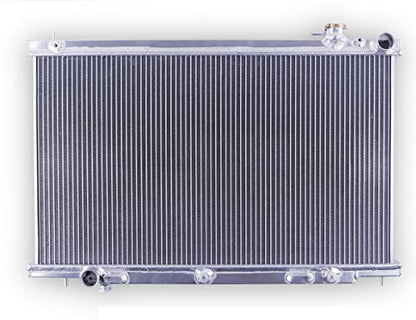 Full Aluminum Radiator for 2003-2007 03 04 05 06 07 Infiniti G35 Base Journey Sport X 3.5L V6 3498CC MT/AT FI ASP. N VQ35HR VQ35DE GAS Engine Radiator - size: 49