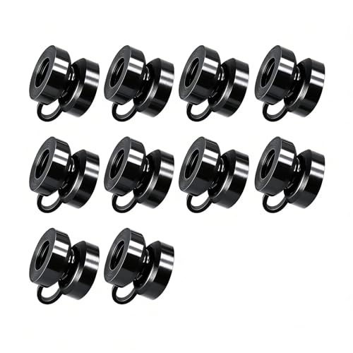 Exhaust Hanger Grommets,10Pcs,Black,1-1/8″ Dia,7/8″ Thick