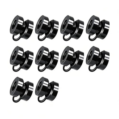 Exhaust Hanger Grommets,10Pcs,Black,1-1/8″ Dia,7/8″ Thick