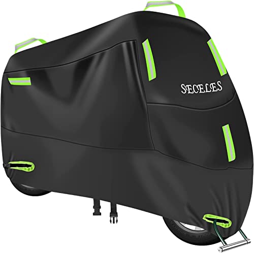 SECELES Moped Cover All-Weather for Navi Monkey 125 - color: Green, size: L (74" x 37" x 43")