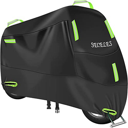SECELES Moped Cover All-Weather for Navi Monkey 125 - color: Green, size: L (74" x 37" x 43")