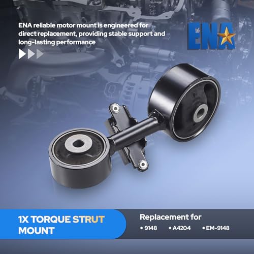 ENA Front Engine Torque Strut Mount Compatible with Toyota 2004-2008 Camry 2002-2006 Solar 2.4L Automatic Replacement for A4204
