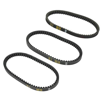 BLACKHORSE-RACING 3Pcs Go Kart Drive Belt 725, Drive Belt Clutch Belt for Hammerhead Trailmaster Mid Karts, 725 Belt for 30 Series Torque Converter Belts
