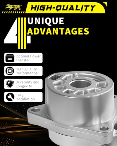 Oktiger 38284 Belt Tensioner Assembly with Pulley Fit for Nissan Altima base 2002-2004 2006-2013 s 2002-2013 sl 2002-2006 2010-2013 sv, Rogue s 2008-2014 sl 2008-2010 sv 2011-2014, 2.5L, OE 11955JA00A - size: 38284