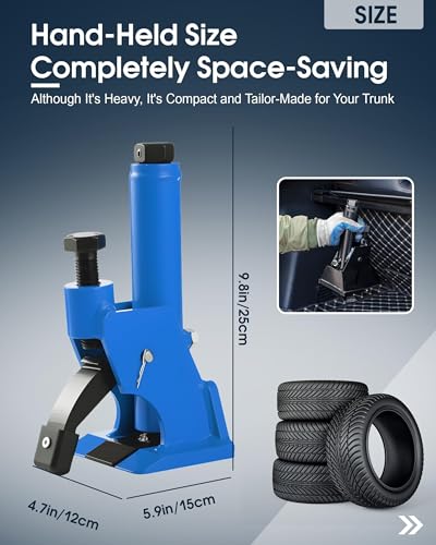 Effort-Saving Manual Tire Bead Breaker, 38"-42" Tires Changer Tool with Rubber Pad, Easy-Operated Tire Repair Tool for Car Truck Tractor Mower ATV RV Blue - color: Blue