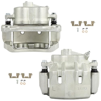 SCITOO 19-B2831 19-B2830 Front Left & Right Disc Brake Calipers w/Bracket - size: Front[19-B2830 & 19-B2831]