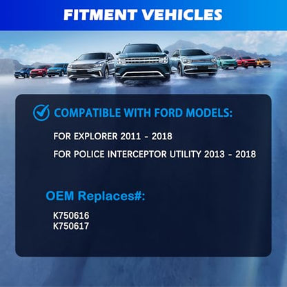 K750616 K750617 2Pcs Front Sway Bar Suspension Stabilizer Links Compatible with Ford for Explorer 2011-2018, for Police Utility 2013-2018 - size: K750616 K750617