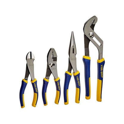 IRWIN VISE-GRIP Pliers Set, 4-Piece (2078707), Blue