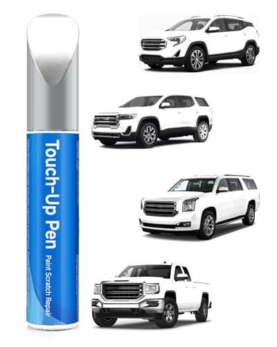 Summit/Olympic/Interstellar White GAZ/WA8624/50U/50 Touch Up Paint Pen Compatible with GMC– DIY Car Paint Scratch Repair Kit, Automotive Paints, Exact Color Match for Scratches, Rust & Chip Repair - color: Summit/Olympic/Interstellar White
