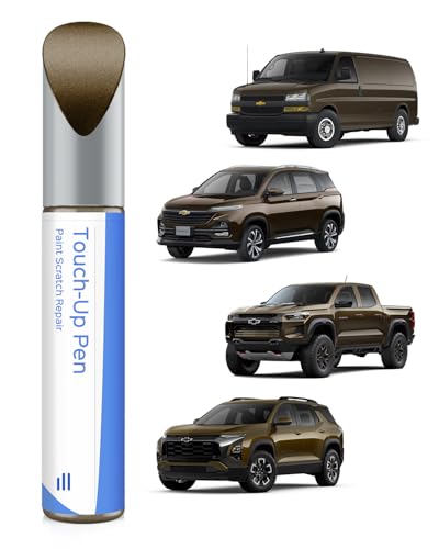GWX/WA105V Terra Mocha Metallic Touch Up Paint Compatible with Chevrolet Exact Match Chips and Nicks Touch Up - color: Terra Mocha Metallic(GWX/WA105V) compatible with Captiva/Colorado/Equinox/Express/Silverado/Suburban/Tahoe