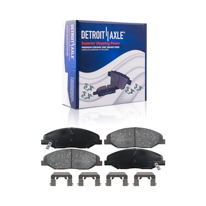 Detroit Axle - Brake Kit for 2008-2014 Cadillac CTS Standard Brake Option - size: 8PR2200390/kit