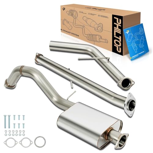 PHILTOP Cat-Back System Fit for 2000-2005 Chevrolet Suburban 1500 - size: Chevrolet Suburban 1500/GMC Yukon XL 1500