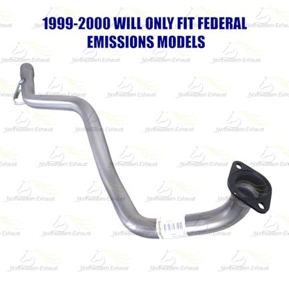 Northeastern Exhaust | Stainless Steel Exhaust Tail Pipe Compatible for 4Runner 1996-2002 3.4L | Free Gasket, Hanger and Bolts & Nuts Included | Automotive Replacement Part