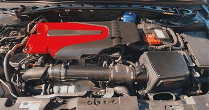 AC PERFORMANCE 4" Straight Carbon Fiber Air Intake Tube - size: 4" OD, style: Straight