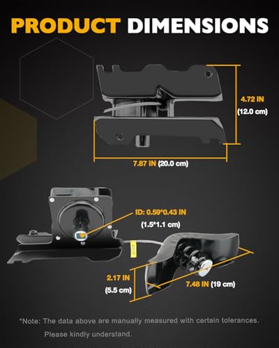 Spare Tire Mount, Fit for 2008-2016 Ford F250 F350, Super Duty, Tire Winch - size: 924-539