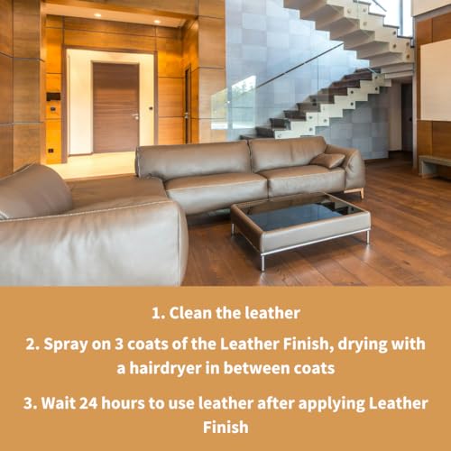 Furniture Clinic Leather Finish, Seal & Protect, Matte - size: 17 oz, style: Matte
