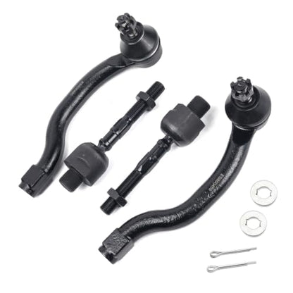 Front Inner & Outer Tie Rod End Kit for Honda Accord 2008 2009 - size: ES800459 ES800460 EV800461