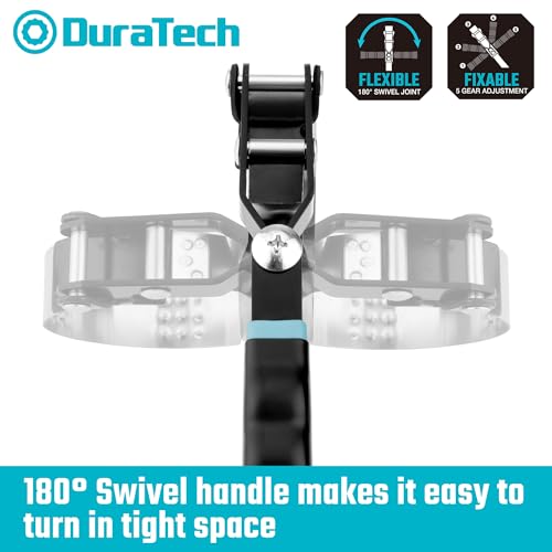 DURATECH Small Swivel Oil Filter Wrench, 5 Gear Adjustment - size: Small (Fits Filters 2-3/4" to 3-1/4"), style: Gear Adjustale