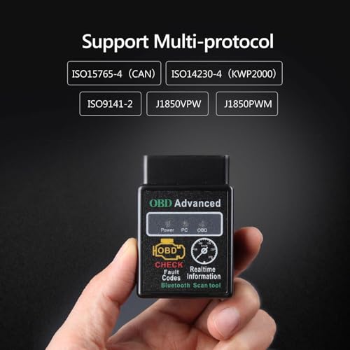 Eonon V0056 OBD2 Bluetooth Diagnostic Scanner for Android Stereos