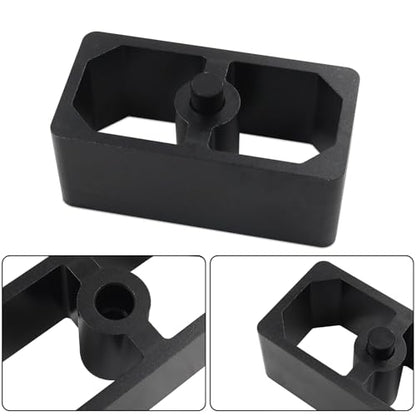 2 Inch Universal Billet Aluminum Leaf Spring Lowering Block Kit - size: 2 Inch