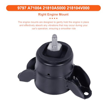 Engine Motor Mount Compatible with Dodge Attitude 12-14/Accent 12-17,Hyundai Elantra 11-16/Elantra Couper 13-14/Elantra GT 13-15/Veloster 12-17,KIA Forte 14-17/Forte Koupe 14-17/Fortes 14-18/RIO 12-17 - size: 14-18 Kia Forte L4