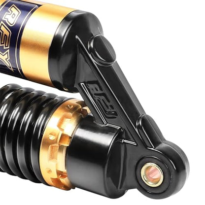280mm (11 Inch) Air Shock Absorber, 330 lbs Capacity & 65mm Travel, Adjustable Spring Preload & Air Valve for ATV, UTV, Go Kart, Golf Cart, Dirt Bike, Motorcycle Suspension Upgrade
