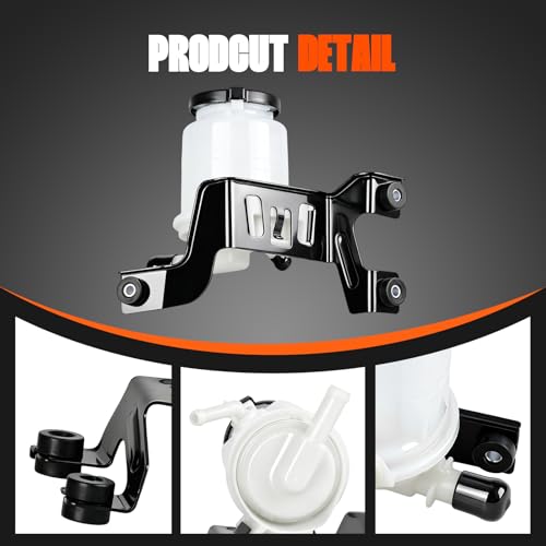 603-938 Power Steering Reservoir/Tank with Cap and Bracket for Toyota Highlander 2001 2002 2003 2004 2005 2006 2007 2008 Replaces#4436048030 - size: 603-938