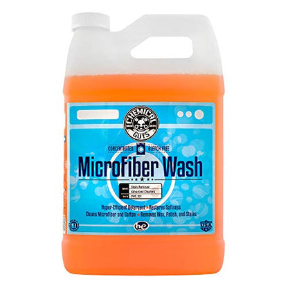 Chemical Guys, Microfiber Wash & Towel Detergent, Concentrated, 1 Gallon - size: 128 Fl Oz (Pack of 1)