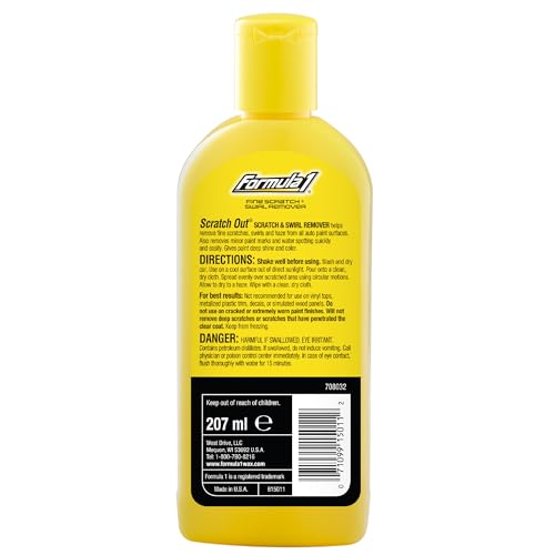 Scratch Out Liquid Car Scratch Remover & One-Step Polishing Compound, 7 oz - size: 7 Fl Oz (Pack of 1), style: Liquid