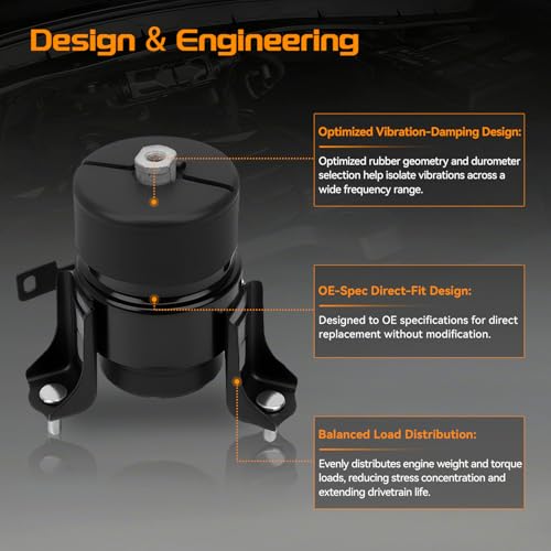 4PCS Engine Motor Mount & Transmission Mount Set for Toyota Camry