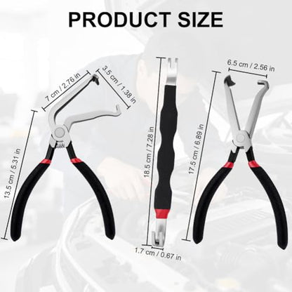 Ainiv 3 Pieces Electrical Disconnect Pliers, Black - color: Black, size: 3PCS