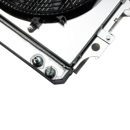 4 Row Radiator Shroud Fan For Jeep Wrangler TJ YJ 2.4-4.2L 87-06 - size: 4 Row Radiator+Shroud Fan