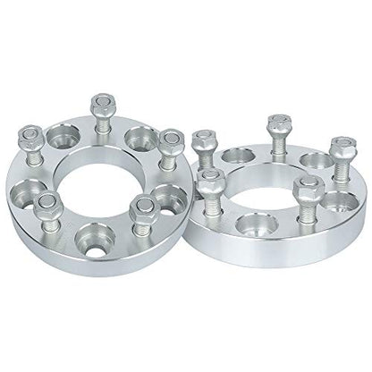 IRONTEK 5x114.3mm Wheel Spacers 1in (73mm Hub Bore, 12x1.5 Studs) 5x4.5 to 5x4.5 Wheel Spacers Adapter 25mm FITS Acura RSX NSX CL TSX TL RL for Toyota Rav4 for Chrysler 300M for Hyundai Tiburon 2PCS - size: 1"|5x4.5|2PCS