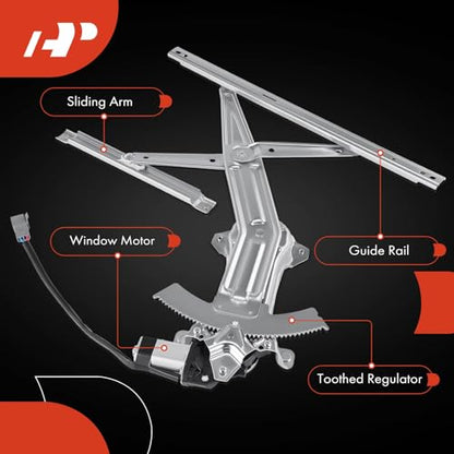A-Premium Front Passenger Side Power Window Regulator with Motor (2-Pin) - style: Front Passenger (RH)