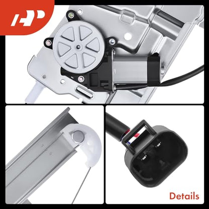 A-Premium Front Driver Side Power Window Regulator with Motor (2-Pin) - style: Front Driver (LH)