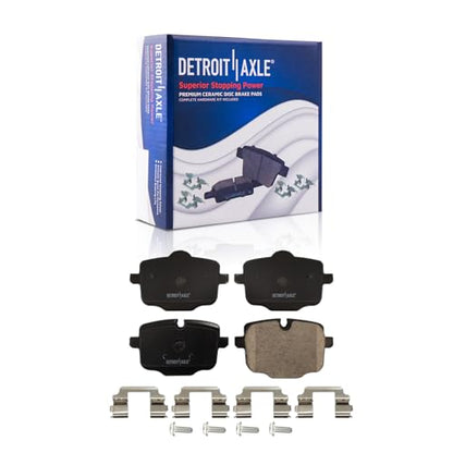 Detroit Axle - 8pc Brake Kit for BMW 530e 530i 540i 540d 740i 840i iX X4 X5 - size: 8PR56136/KIT