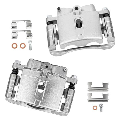 cciyu Front Left & Right Disc Brake Calipers With Bracket 18-B4729 18-B4728 - size: Front[18-B4729+18-B4728]