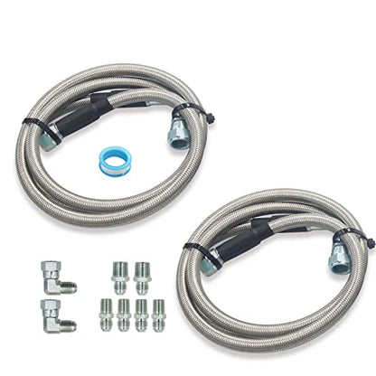 6AN 52inch Transmission Cooler Hose Line Kit - style: 700R4/ TH350/ TH400/ NP-700RTL