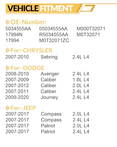 AATEE 1.2KW 8 Teeth 12V Starter Motor for:-Dodge for:-Chrysler for:-Jeep - style: 5034555AA