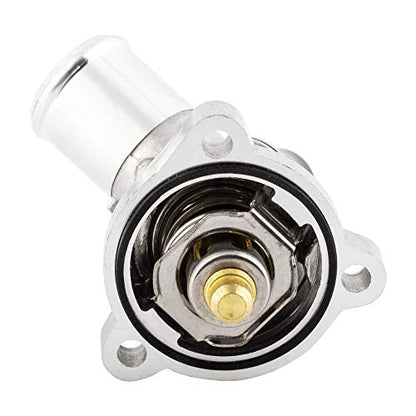 BOXI Engine Coolant Thermostat Housing Assembly Compatible with Chevy Spark 2013 2014 2015 1.2L Replace# 96988257